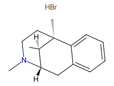 2,6-Methano-3-benzazocine, 1,2,3,4,5,6-hexahydro-8-hydroxy-3,6,11-trimethyl- structure