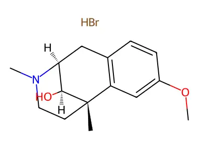 beta-9-Hydroxy-2'-methoxy-5-methyl-2(N)-methyl-6,7-benzomorphan hydrobromide structure