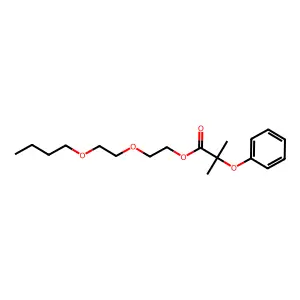 Acetic acid, (dimethylphenoxy)-, 2-(2-butoxyethoxy)ethyl ester structure