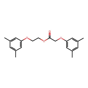 2-(二甲苯氧基)乙基二甲苯氧基乙酸酯 structure