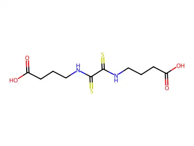 Oxamide, N,N'-bis(3-carboxypropyl)dithio- structure