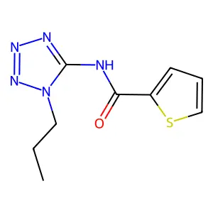 N-(1-丙基四唑-5-基)噻吩-2-甲酰胺 structure