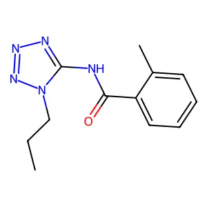 2-甲基-N-(1-丙基四唑-5-基)苯甲酰胺 structure