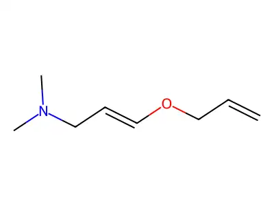 3-(烯丙氧基)-N,N-二甲基-2-丙烯-1-胺 structure