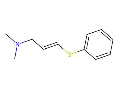 3-(苯硫基)-N,N-二甲基-2-丙烯-1-胺 structure