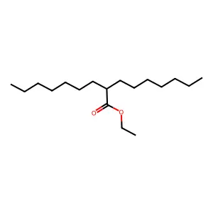 二正庚基乙酸乙酯 structure