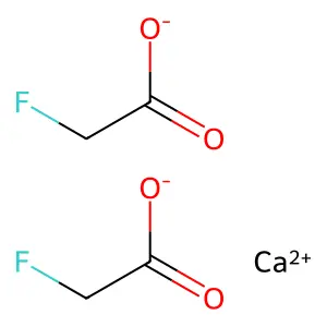 氟乙酸钙 structure