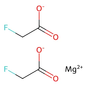 氟乙酸镁 structure