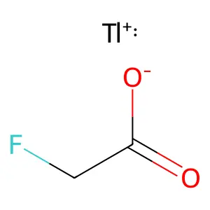acetic acid, fluoro-, thallium(i) salt structure