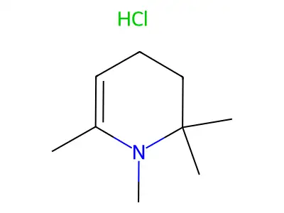Pyridine, 1,4,5,6-tetrahydro-1,2,6,6-tetramethyl-, hydrochloride structure