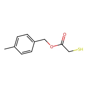 2-巯基乙酸对二甲苯酯 structure