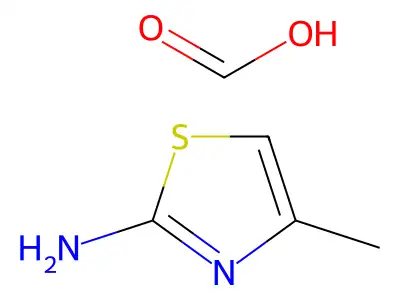 Thiazole, 2-amino-4-methyl-, monoformate structure