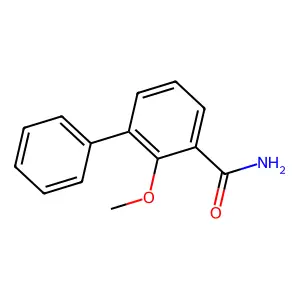 2-甲氧基-3-苯基苯甲酰胺 structure