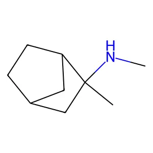 N,2-二甲基-2-降冰片胺 structure