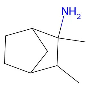 2,3-二甲基-2-降冰片胺 structure