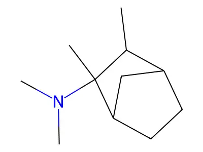 2-Norbornanamine, N,N,2,3-tetramethyl- structure