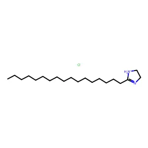 2-Heptadecyl-4,5-dihydro-1H-imidazole--hydrogen chloride (1/1) structure
