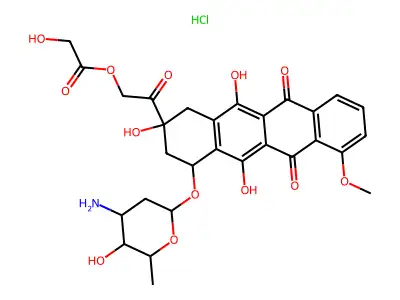 Adriamycin-14-glycolate structure