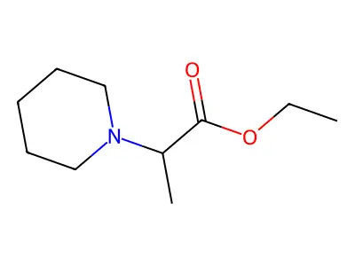 Ethyl 2-piperidin-1-ylpropanoate structure