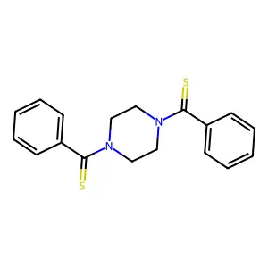 1,4-Bis-(thiobenzoyl)-piperazine structure
