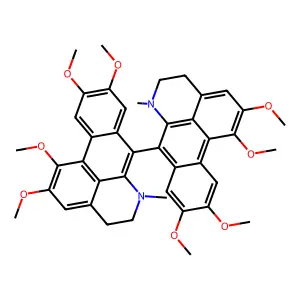 Bisdehydroglaucine structure