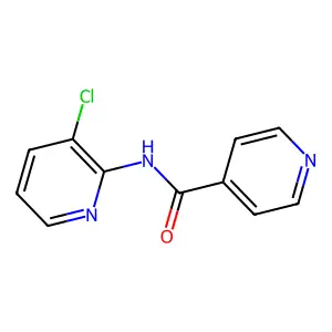 N-(3-chloropyridin-2-yl)pyridine-4-carboxamide structure