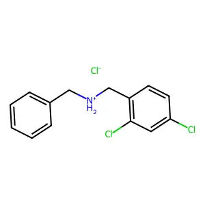 N-Benzyl-1-(2,4-dichlorophenyl)methanamine--hydrogen chloride (1/1) structure