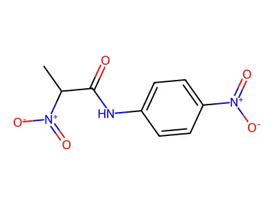 2-Nitro-N-(4-nitrophenyl)propanamide structure