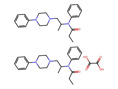 Propionanilide, N-(1-methyl-2-(4-phenylpiperazinyl)ethyl)-, oxalate structure