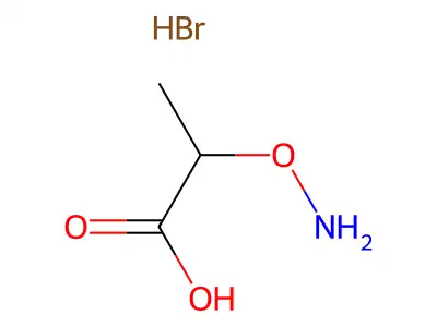 2-(Aminooxy)propanoic acid--hydrogen bromide (1/1) structure