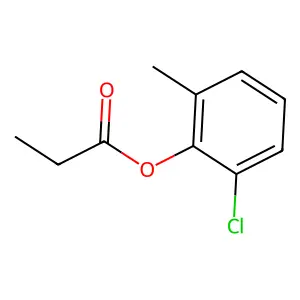 丙酸6-氯-2-甲苯酯 structure
