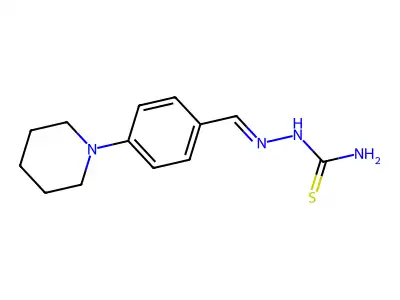 1-[4-(Piperidin-1-yl)benzylidene]thiosemicarbazide structure