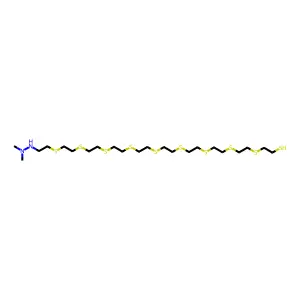 3,6,9,12,15,18,21,24,27-Nonathianonacosane-1-thiol, 29-(2,2-dimethylhydrazino)- structure
