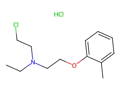 Triethylamine, 2-chloro-2'-(o-tolyloxy)-, hydrochloride structure