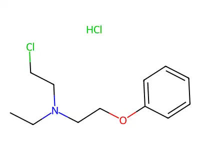 Triethylamine, 2-chloro-2'-phenoxy-, hydrochloride structure