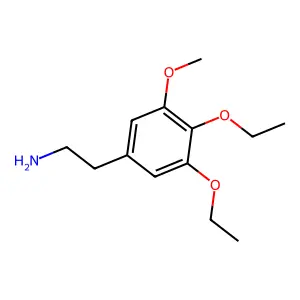 3,4-二乙氧基-5-甲氧基苯乙胺 structure