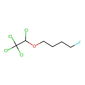 1-Fluoro-4-(1,2,2,2-tetrachloroethoxy)butane structure