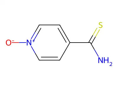 Isonicotinamide, thio-, 1-oxide structure