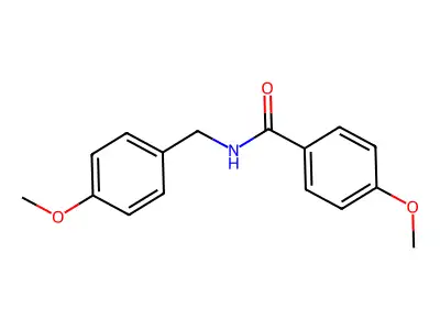 4-methoxy-N-(4-methoxybenzyl)benzamide structure