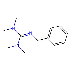 N''-Benzyl-N,N,N',N'-tetramethyl-guanidine structure