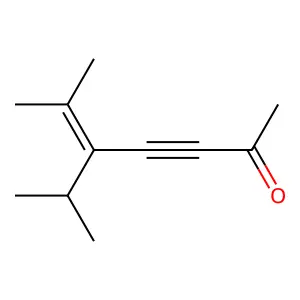 6-Methyl-5-isopropyl-5-hepten-3-yn-2-one structure