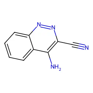 4-氨基噌啉-3-甲腈 structure