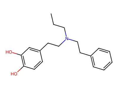 4-{2-[(2-Phenylethyl)(propyl)amino]ethyl}benzene-1,2-diol structure