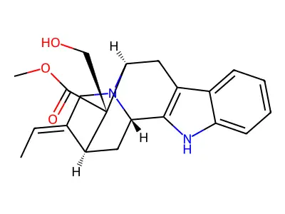 (Z)-Akuammidine structure