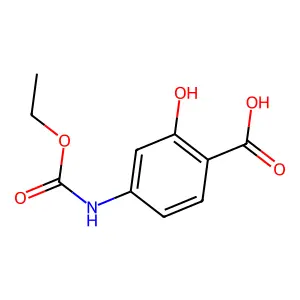4-[(乙氧基羰基)氨基]-2-羟基苯甲酸 structure