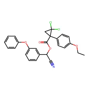 Cycloprothrin structure