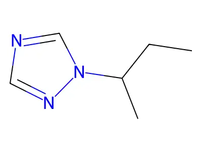 1H-1,2,4-Triazole, 1-(1-methylpropyl)- structure