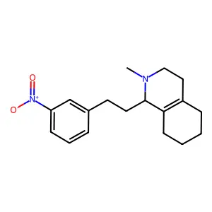 1-(3-Nitrophenethyl)-2-methyl-1,2,3,4,5,6,7,8-octahydroisoquinoline structure