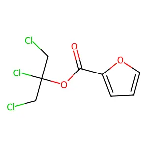 2-呋喃甲酸1,1,1-三氯异丙酯 structure