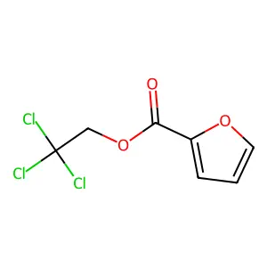 2,2,2-Trichloroethyl furan-2-carboxylate structure